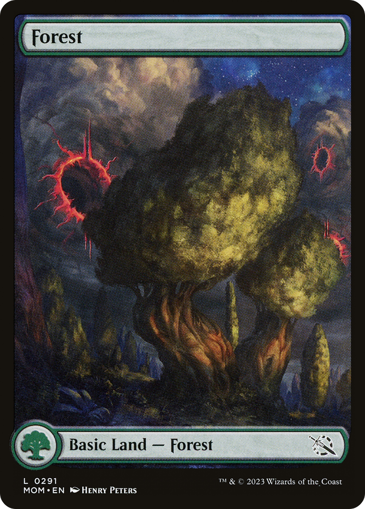 Image of Forest (0291) (MOM-291) - March of the Machine: (Full Art) Foil