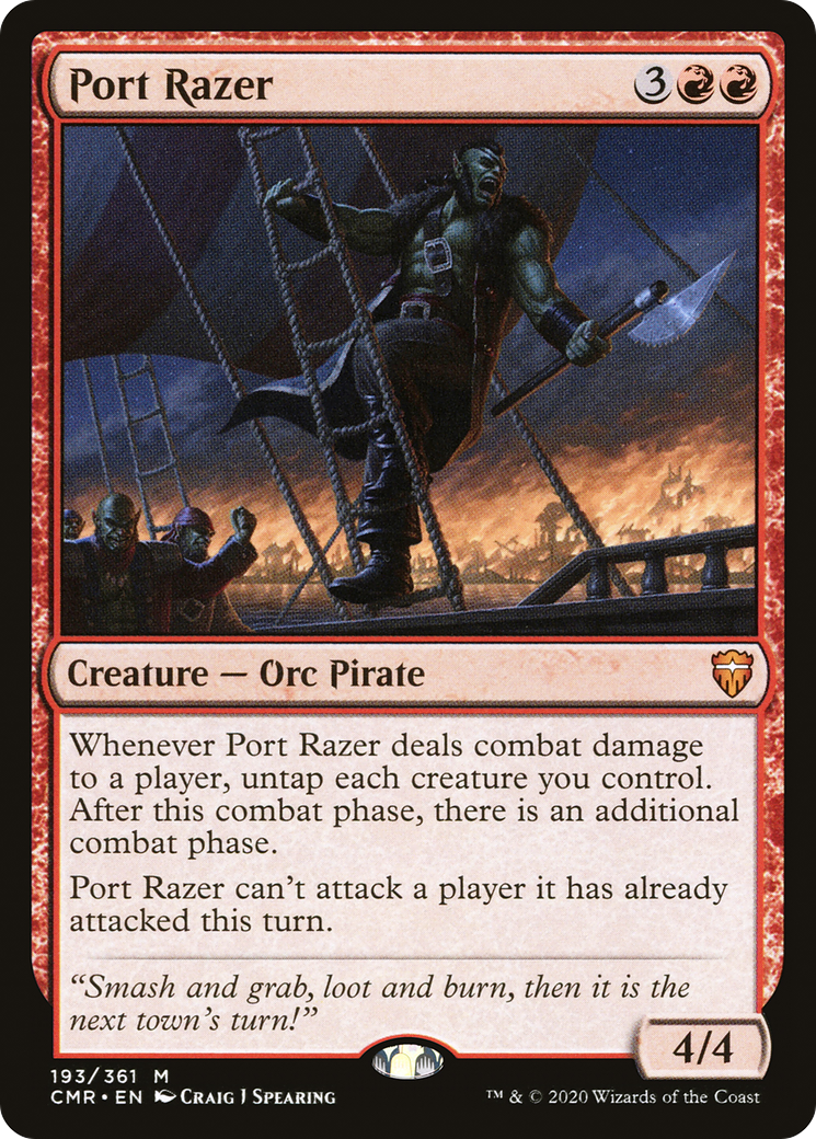 Image of Port Razer (CMR-193) - Commander Legends Foil