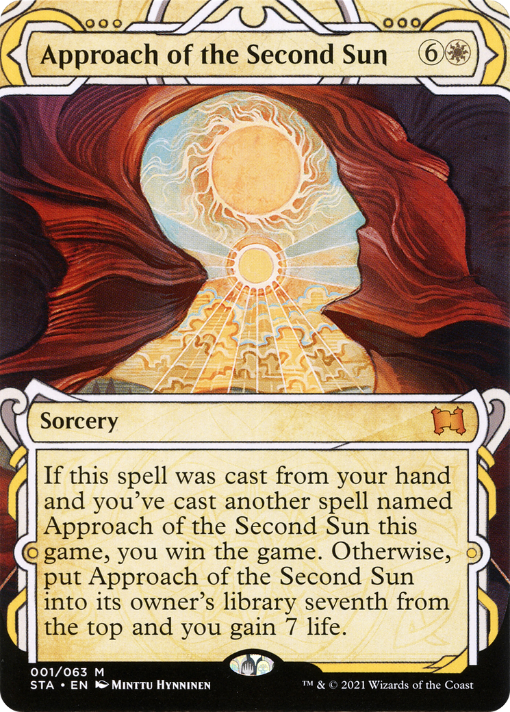 Image of Approach of the Second Sun (STA-001) - Strixhaven Mystical Archive: (Showcase) (Borderless)