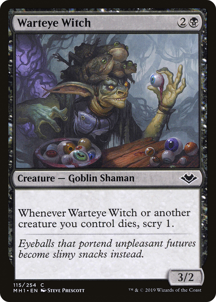 Image of Warteye Witch (MH1-115) - Modern Horizons Foil