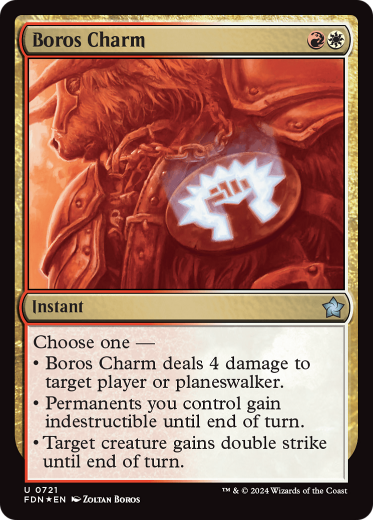 Image of Boros Charm (FDN-721) - Foundations Foil