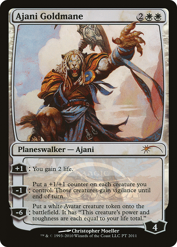 Image of Ajani Goldmane (2011 Pro Tour) (PTP-PT 2011) - Pro Tour Promos Foil