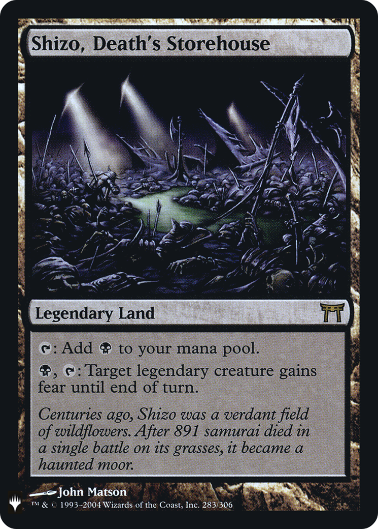 Image of Shizo, Death's Storehouse (LIST-283) - The List Foil