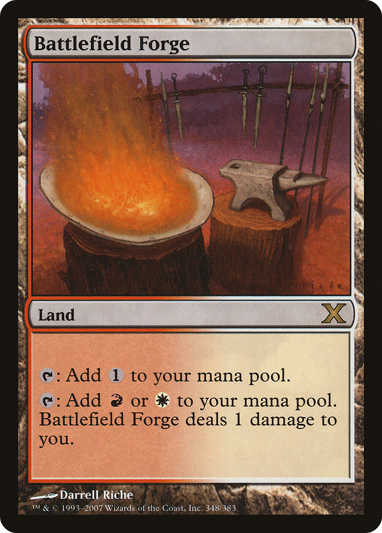 Image of Battlefield Forge (10E-348) - Tenth Edition Foil
