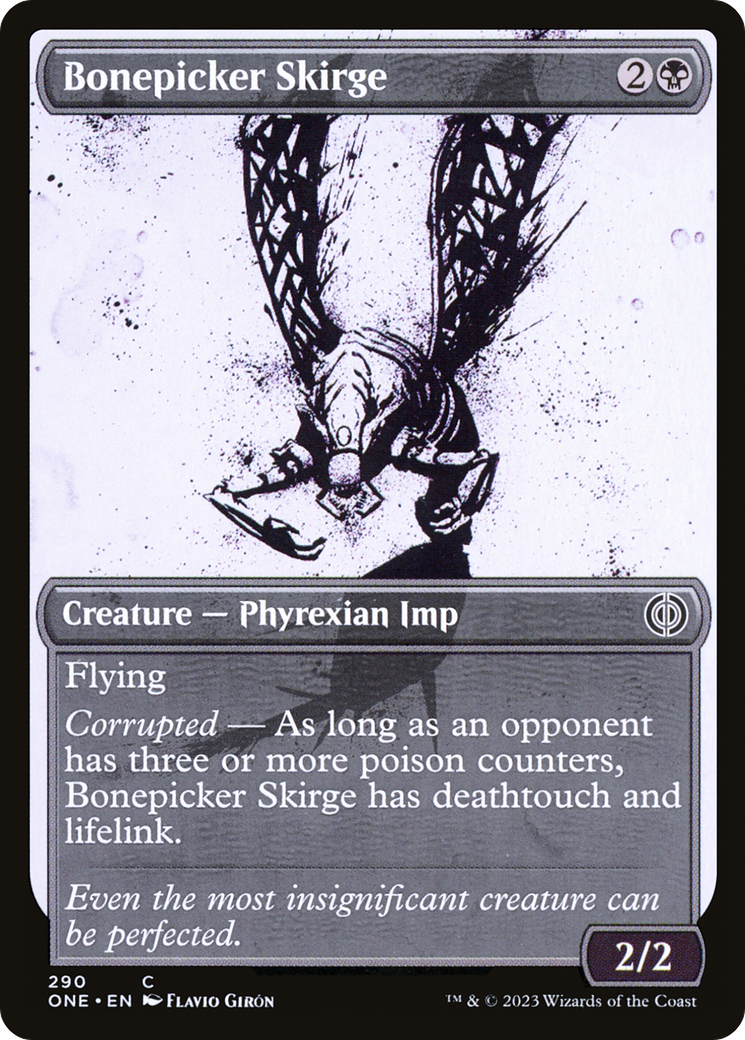 Image of Bonepicker Skirge (Showcase) (ONE-290) - Phyrexia: All Will Be One: (Showcase)
