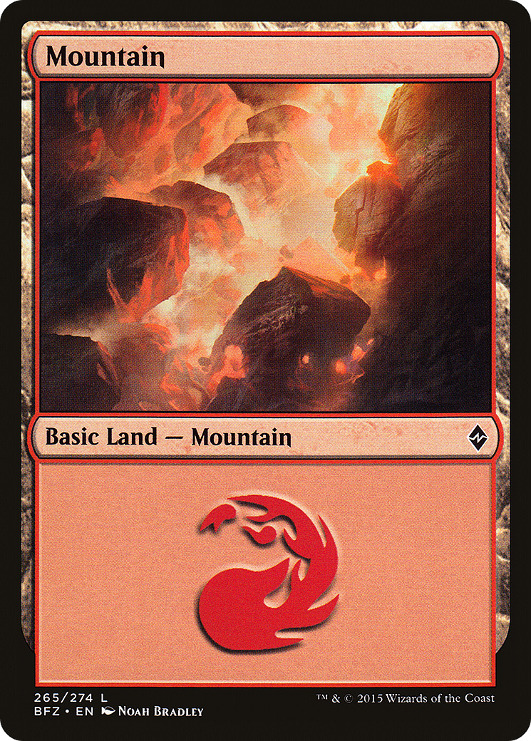 Image of Mountain (265) (BFZ-265) - Battle for Zendikar