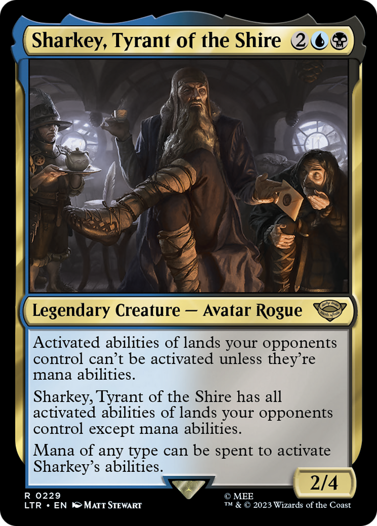 Image of Sharkey, Tyrant of the Shire (LTR-229) - The Lord of the Rings: Tales of Middle-earth Foil