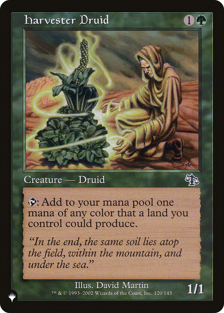 Image of Harvester Druid (LIST-JUD-120) - The List