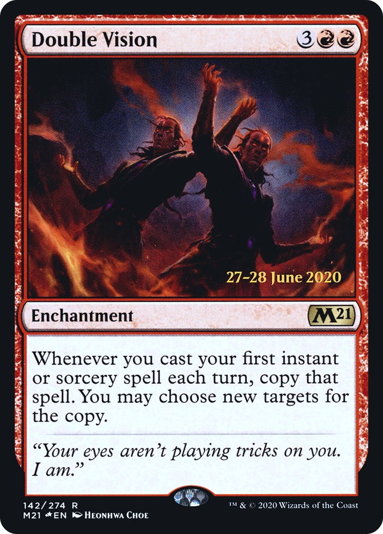 Image of Double Vision (PRE-142) - Core Set 2021 Promos Foil