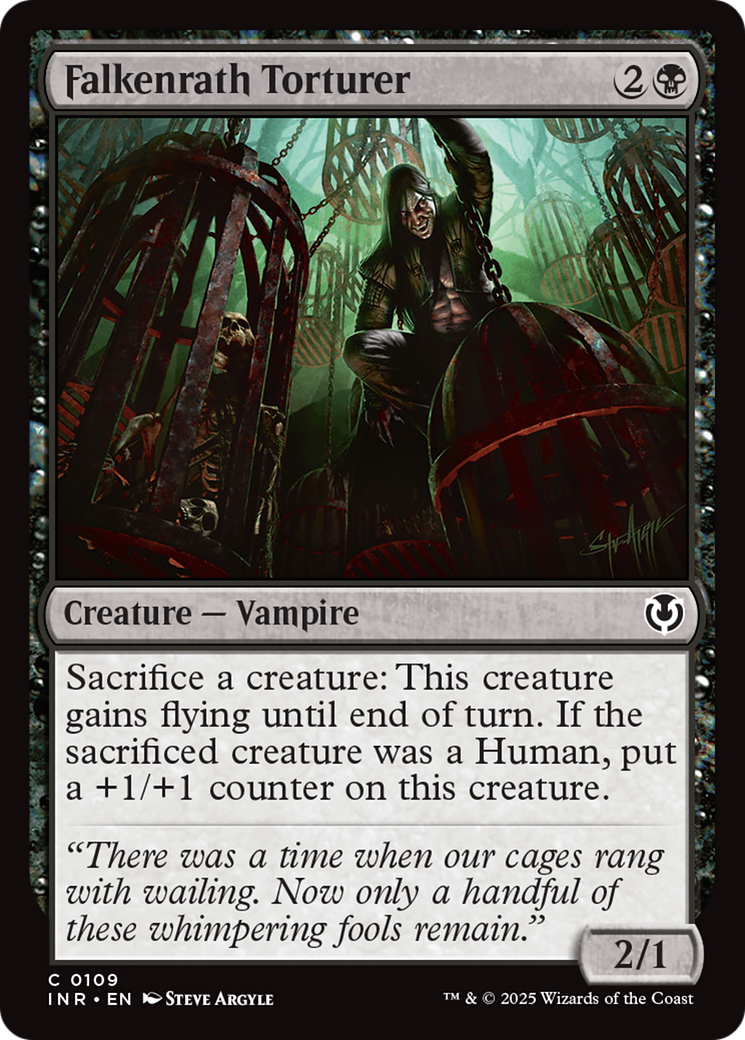 Image of Falkenrath Torturer (INR-109) - Innistrad Remastered Foil