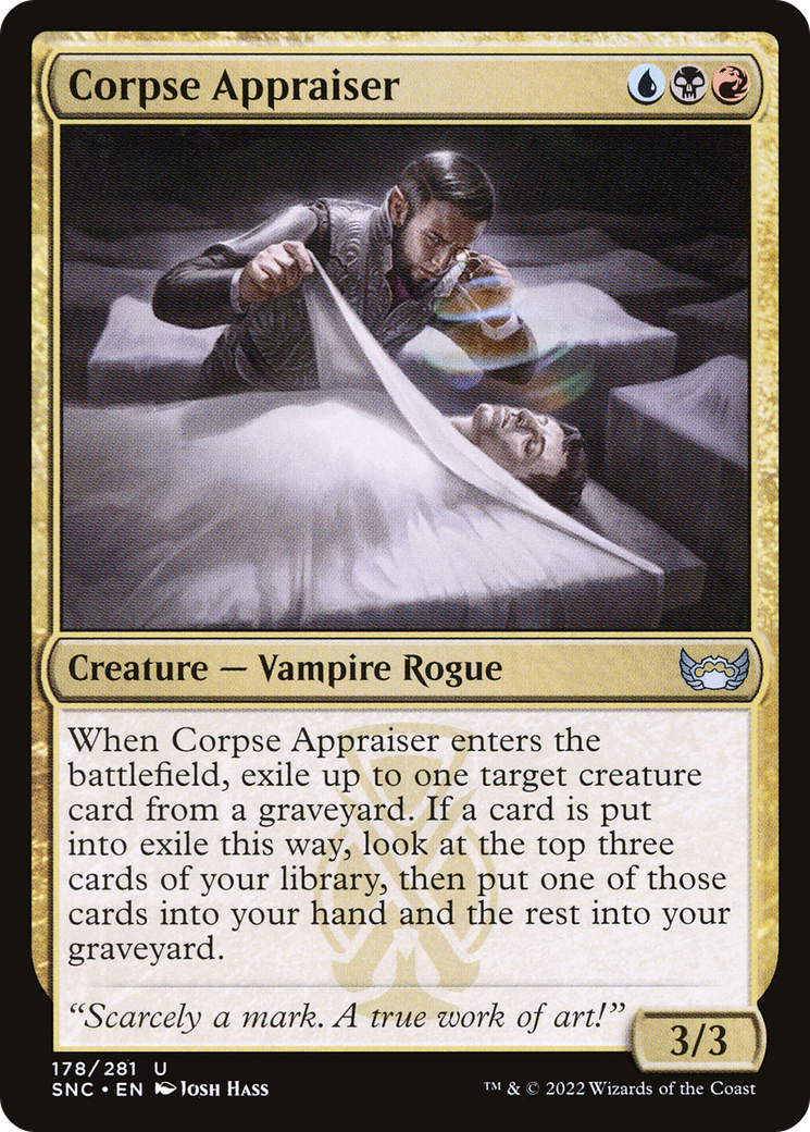 Image of Corpse Appraiser (SNC-178) - Streets of New Capenna Foil