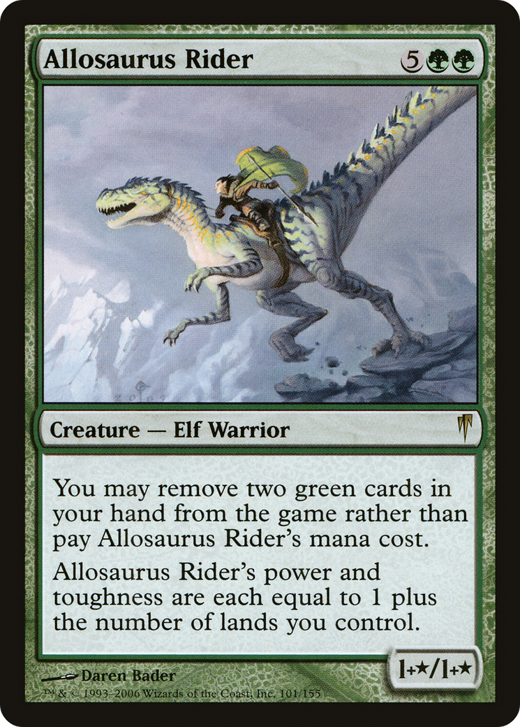 Image of Allosaurus Rider (CSP-101) - Coldsnap