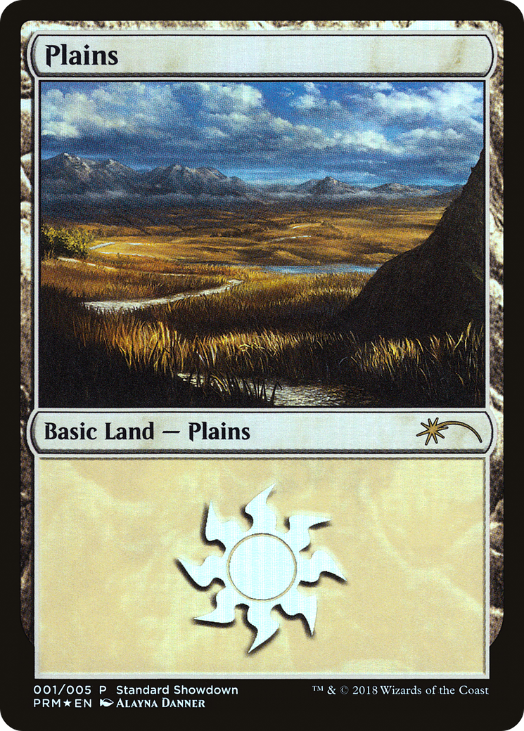 Image of Plains (Alayna Danner) (SSP-001) - M19 Standard Showdown Foil