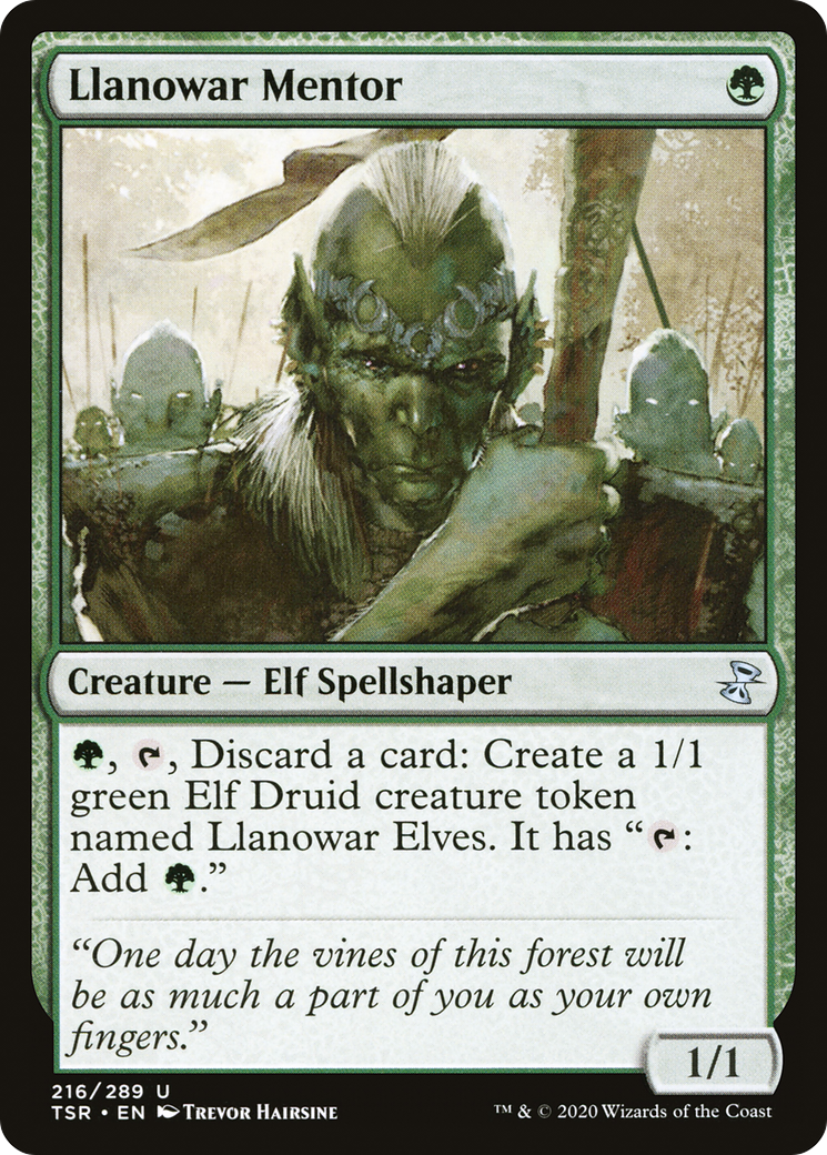 Image of Llanowar Mentor (TSR-216) - Time Spiral Remastered
