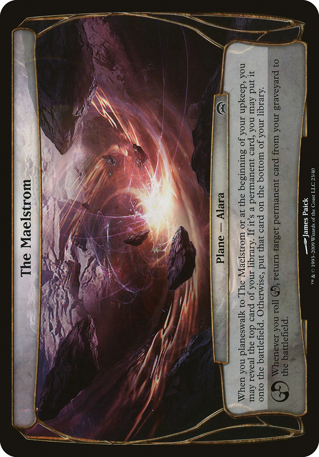 Image of The Maelstrom (Planechase) (OVER-) - Planechase Planes
