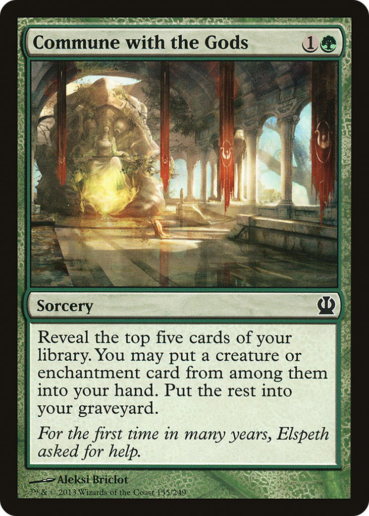 Image of Commune with the Gods (THS-155) - Theros