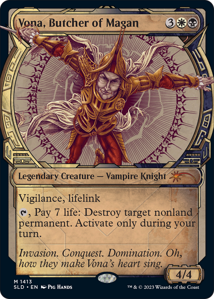 Image of Vona, Butcher of Magan (SLD-1413) - Secret Lair Drop: (Showcase)