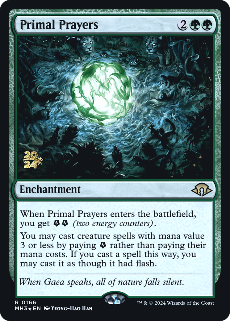 Image of Primal Prayers (PRE-166) - Modern Horizons 3 Promos Foil