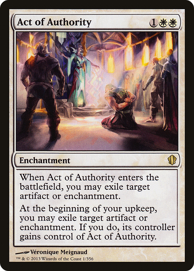 Image of Act of Authority (C13-001) - Commander 2013