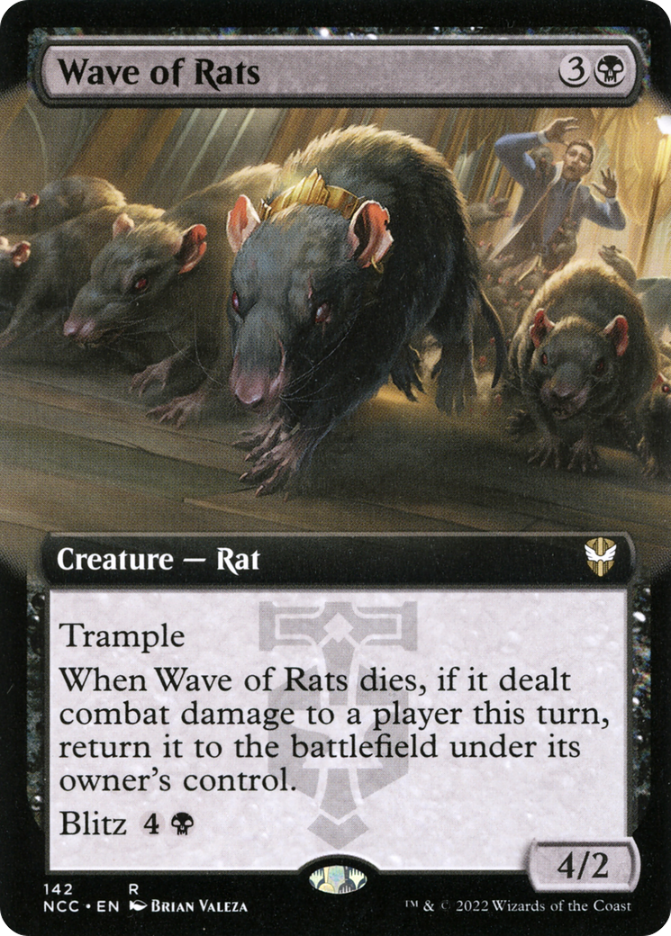 Image of Wave of Rats (Extended Art) (NCC-142) - New Capenna Commander: (Extended Art)