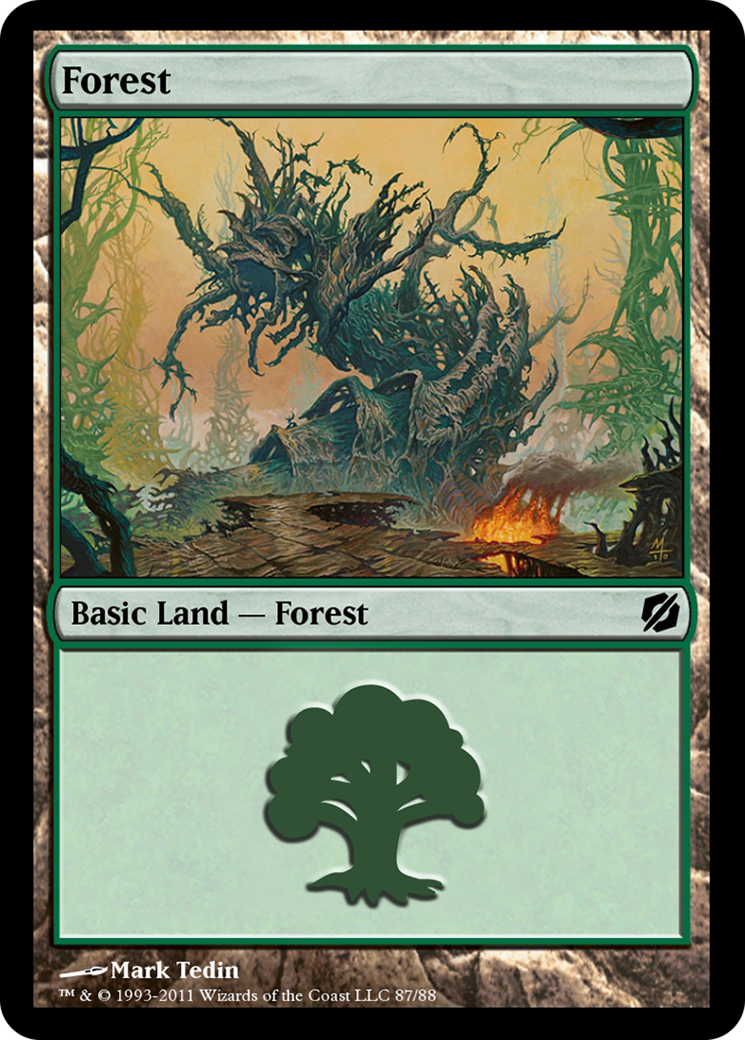 Image of Forest (TD2-087) - Duel Decks: Mirrodin Pure vs. New Phyrexia