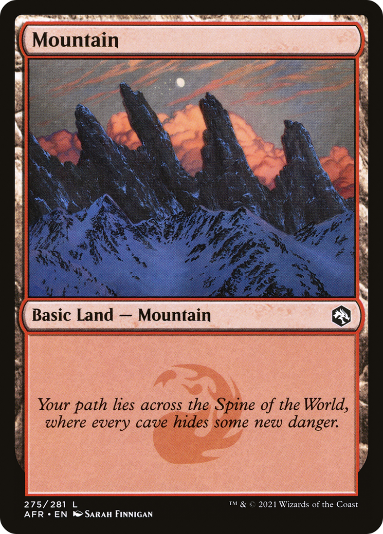 Image of Mountain (275) (AFR-275) - Adventures in the Forgotten Realms