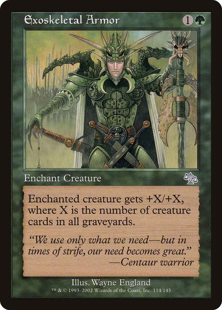 Image of Exoskeletal Armor (JUD-114) - Judgment Foil