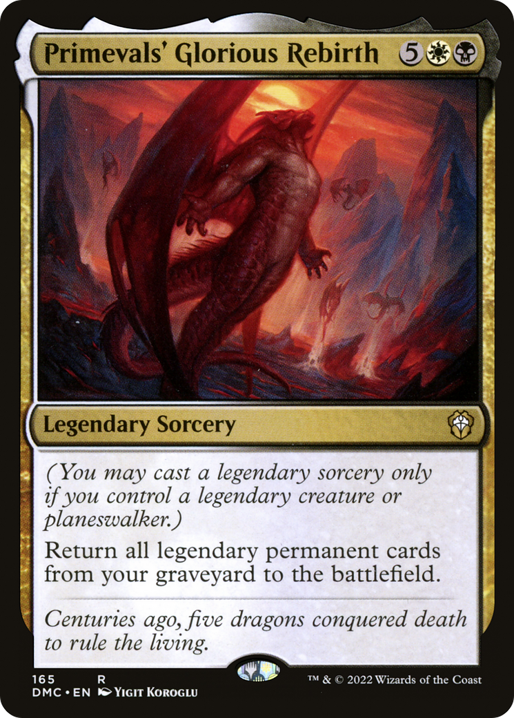 Image of Primevals' Glorious Rebirth (DMC-165) - Dominaria United Commander