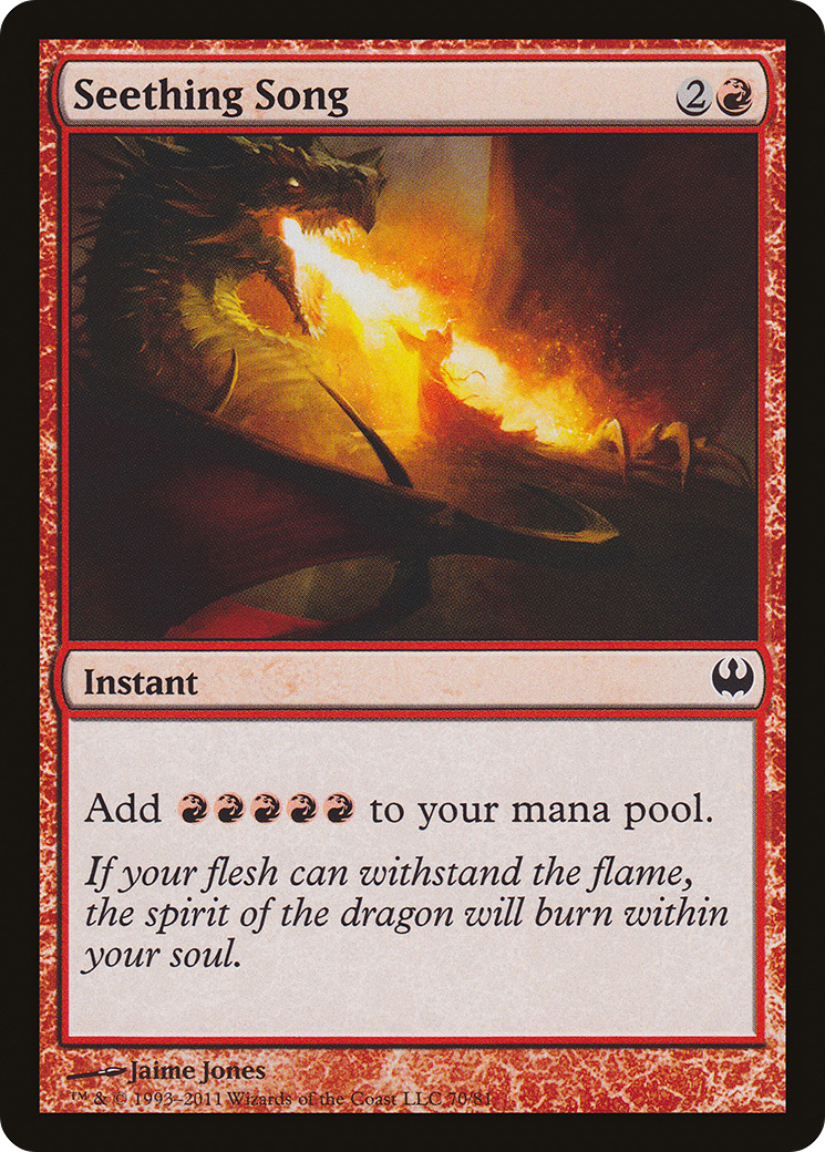 Image of Seething Song (DDG-070) - Duel Decks: Knights vs. Dragons