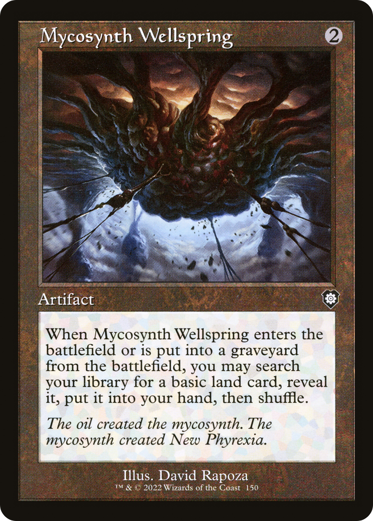 Image of Mycosynth Wellspring (Retro Frame) (BRC-150) - The Brothers' War Commander