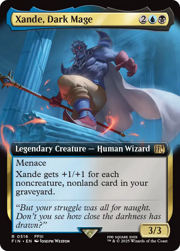 Image of Xande, Dark Mage (Extended Art) (FIN-516) - FINAL FANTASY: (Extended Art)
