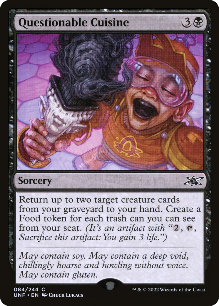 Image of Questionable Cuisine (UNF-084) - Unfinity Foil