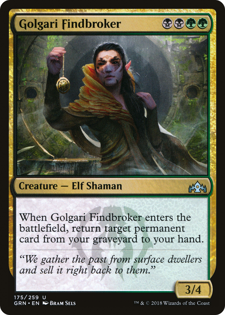 Image of Golgari Findbroker (GRN-175) - Guilds of Ravnica