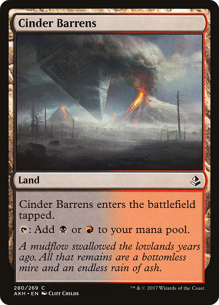 Image of Cinder Barrens (AKH-280) - Amonkhet