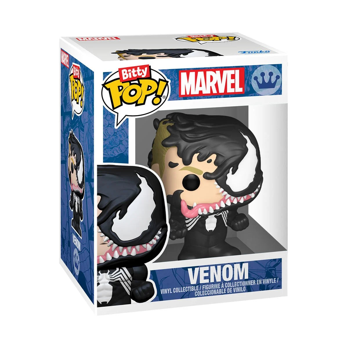 Image of Spider-Man Venom Funko Bitty Pop! Mini-Figure 4-Pack Peter Parker CHASE