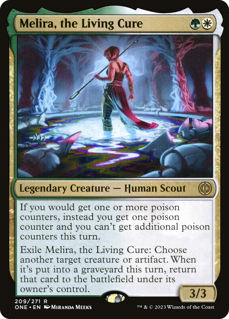 Image of Melira, the Living Cure (ONE-209) - Phyrexia: All Will Be One Foil
