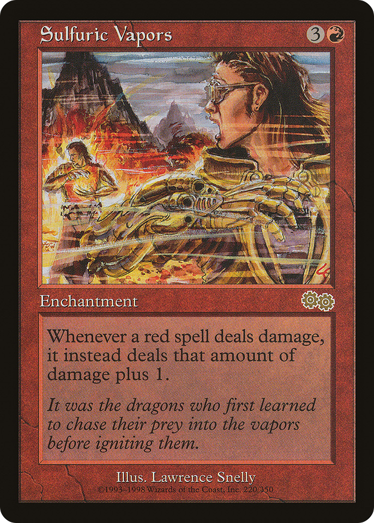 Image of Sulfuric Vapors (USG-220) - Urza's Saga