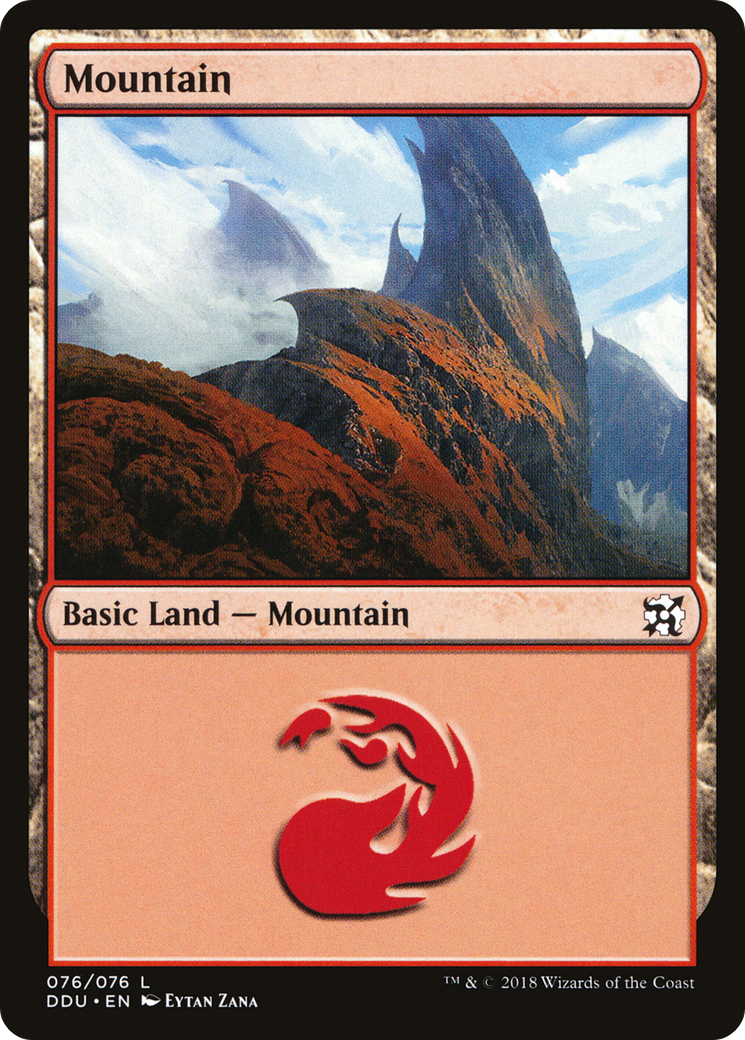 Image of Mountain (76) (DDU-076) - Duel Decks: Elves vs. Inventors