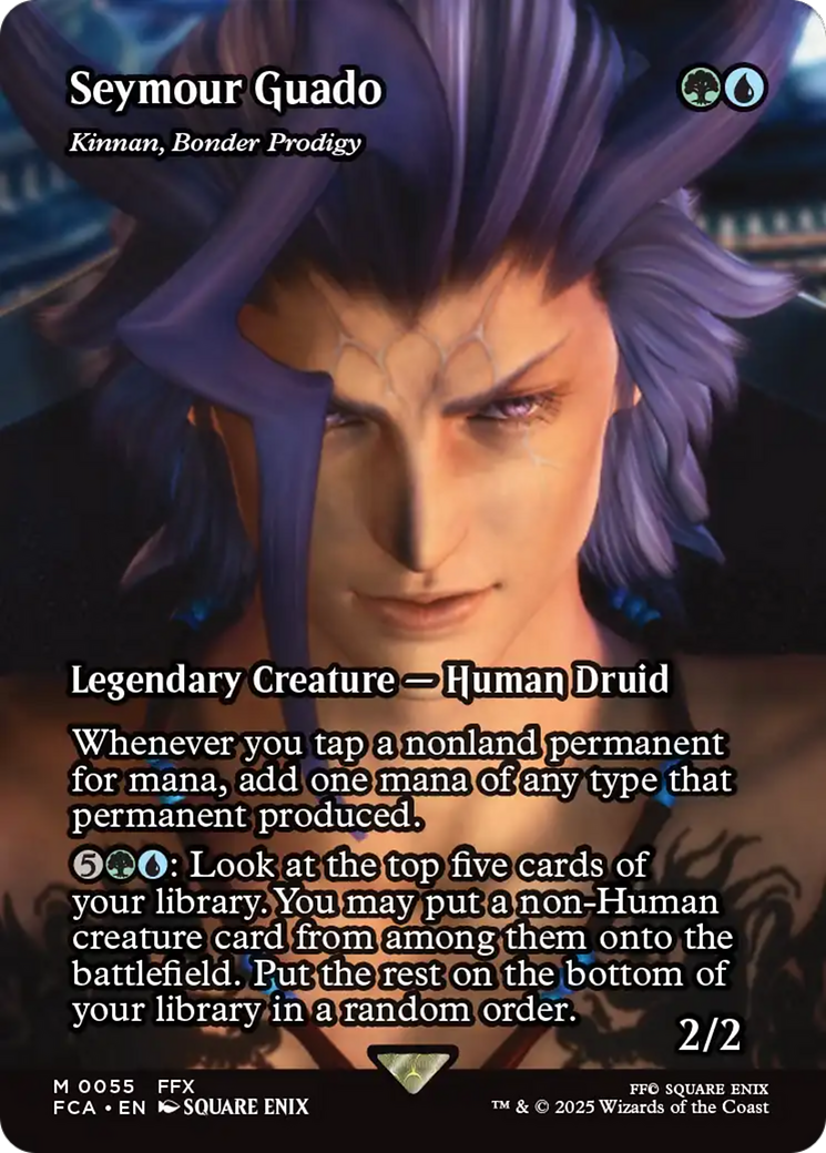 Image of Seymour Guado - Kinnan, Bonder Prodigy (Showcase) (FCA-055) - FINAL FANTASY: Through the Ages / Seymour Guado (Borderless)