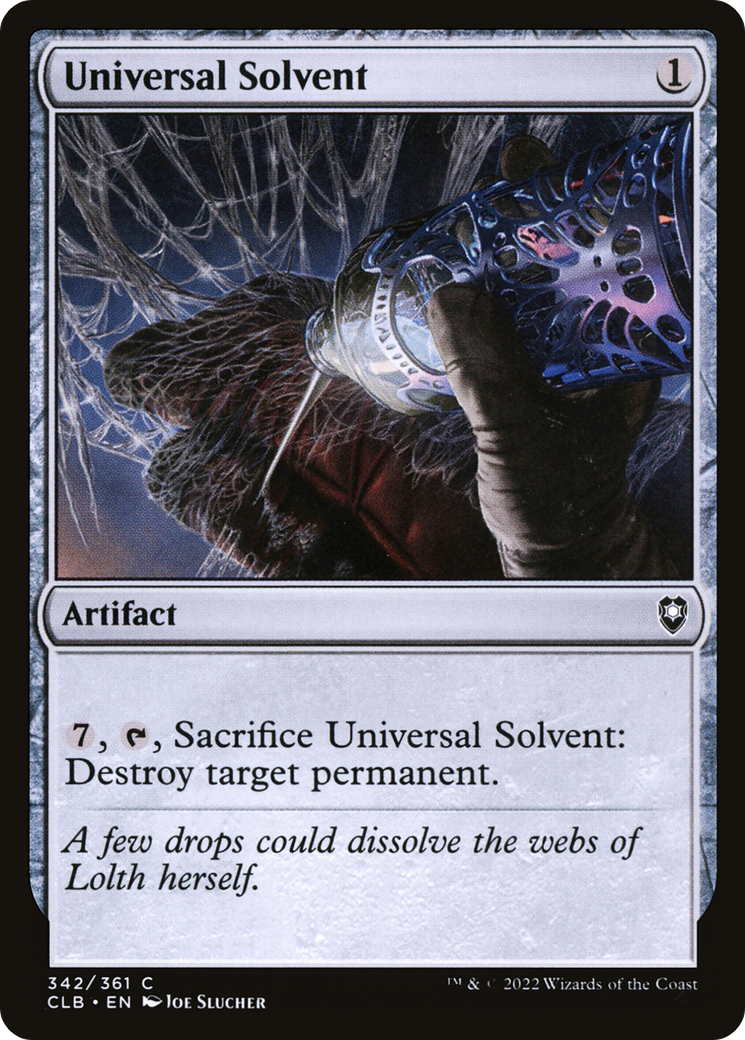 Image of Universal Solvent (CLB-342) - Commander Legends: Battle for Baldur's Gate Foil