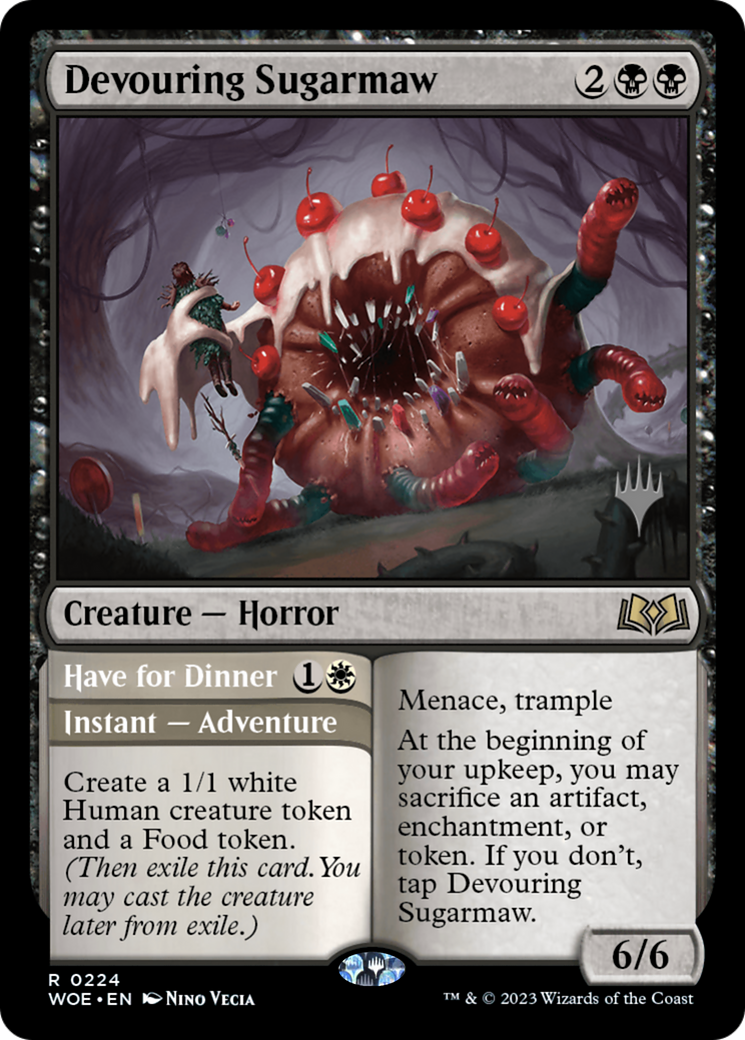 Image of Devouring Sugarmaw (PPWOE-224) - Wilds of Eldraine Promos