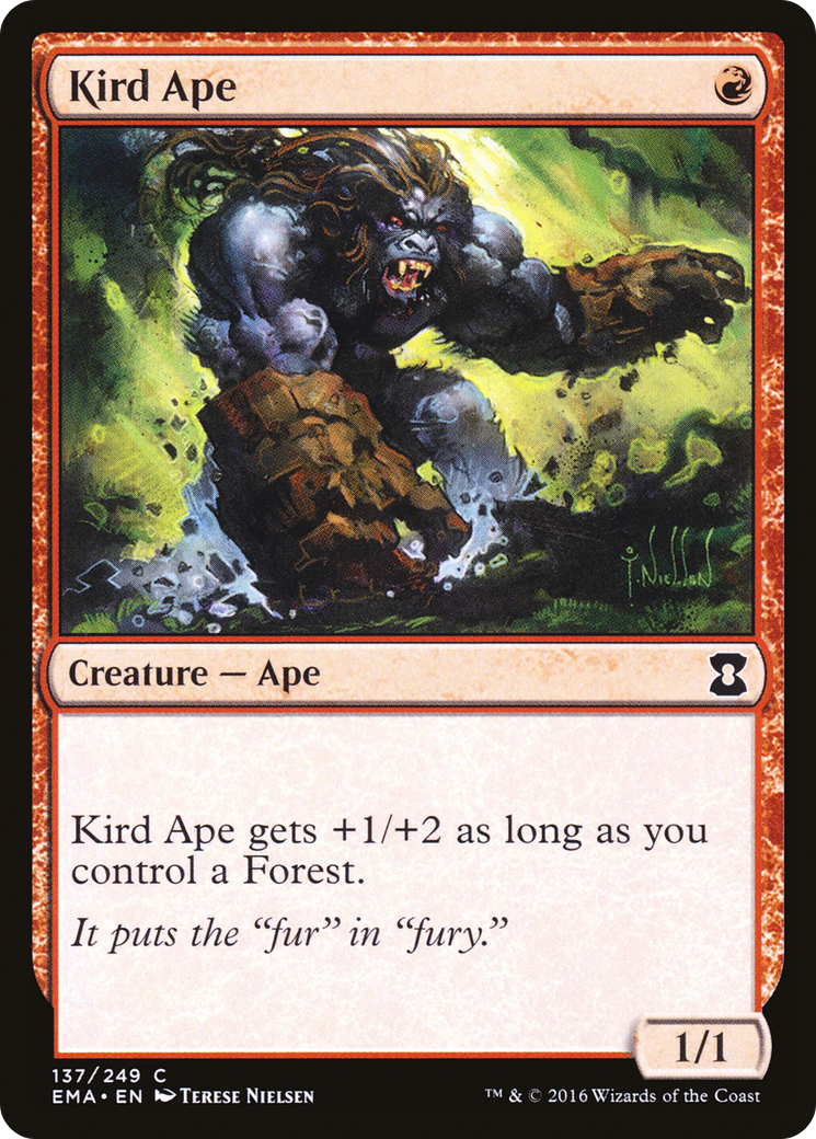 Image of Kird Ape (EMA-137) - Eternal Masters Foil