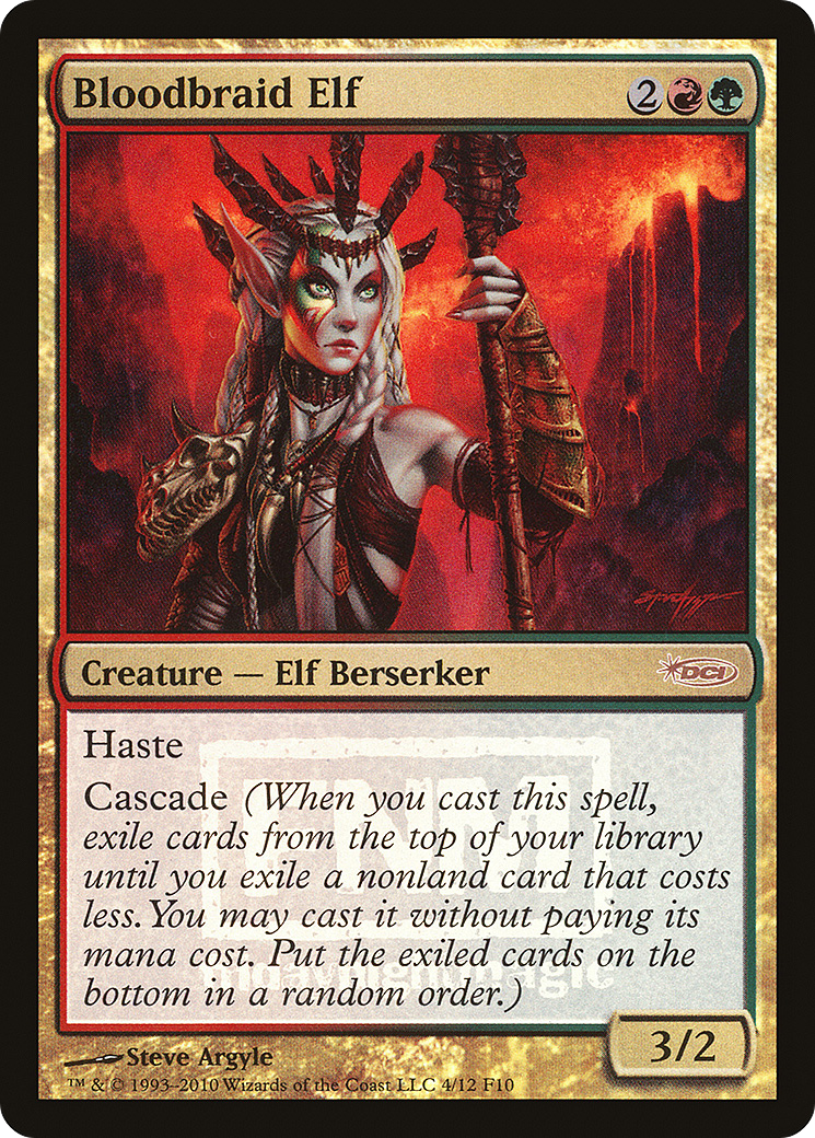 Image of Bloodbraid Elf (FNM-004) - Friday Night Magic 2010 Foil