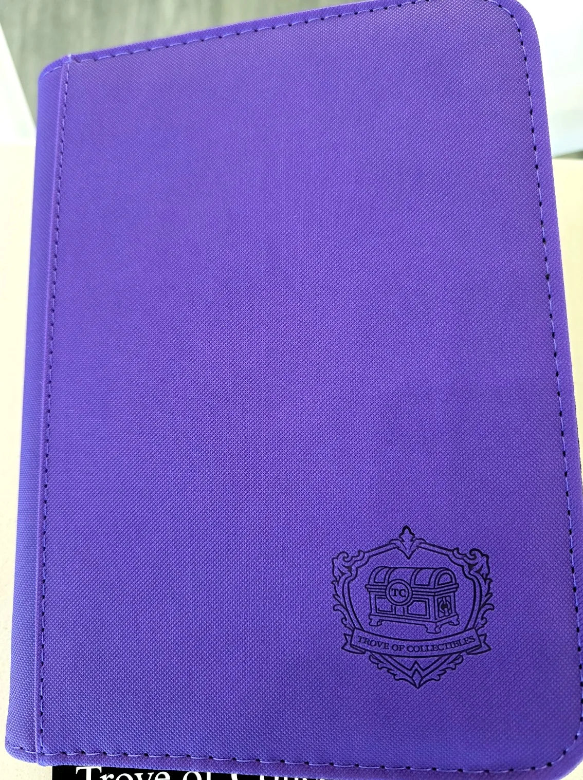 Image of TroveOfCollectibles 4 Pocket Binder Purple
