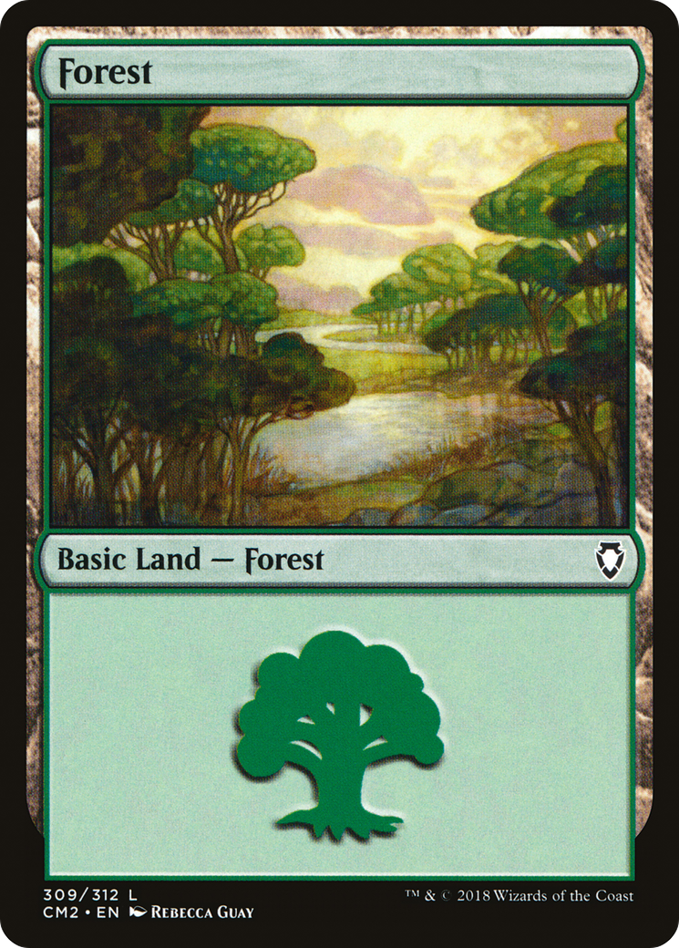 Image of Forest (309) (CM2-309) - Commander Anthology Volume II