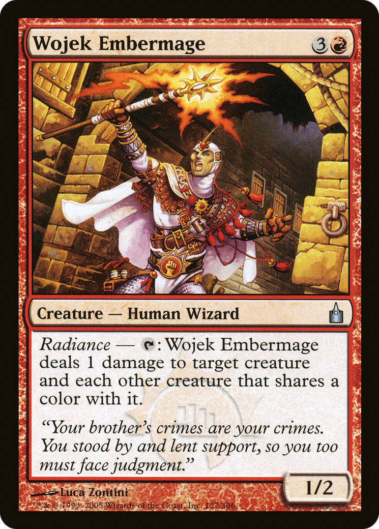 Image of Wojek Embermage (RAV-152) - Ravnica: City of Guilds