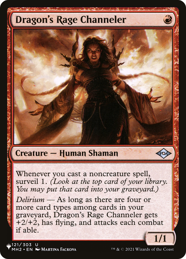 Image of Dragon's Rage Channeler (LIST-121/303) - The List