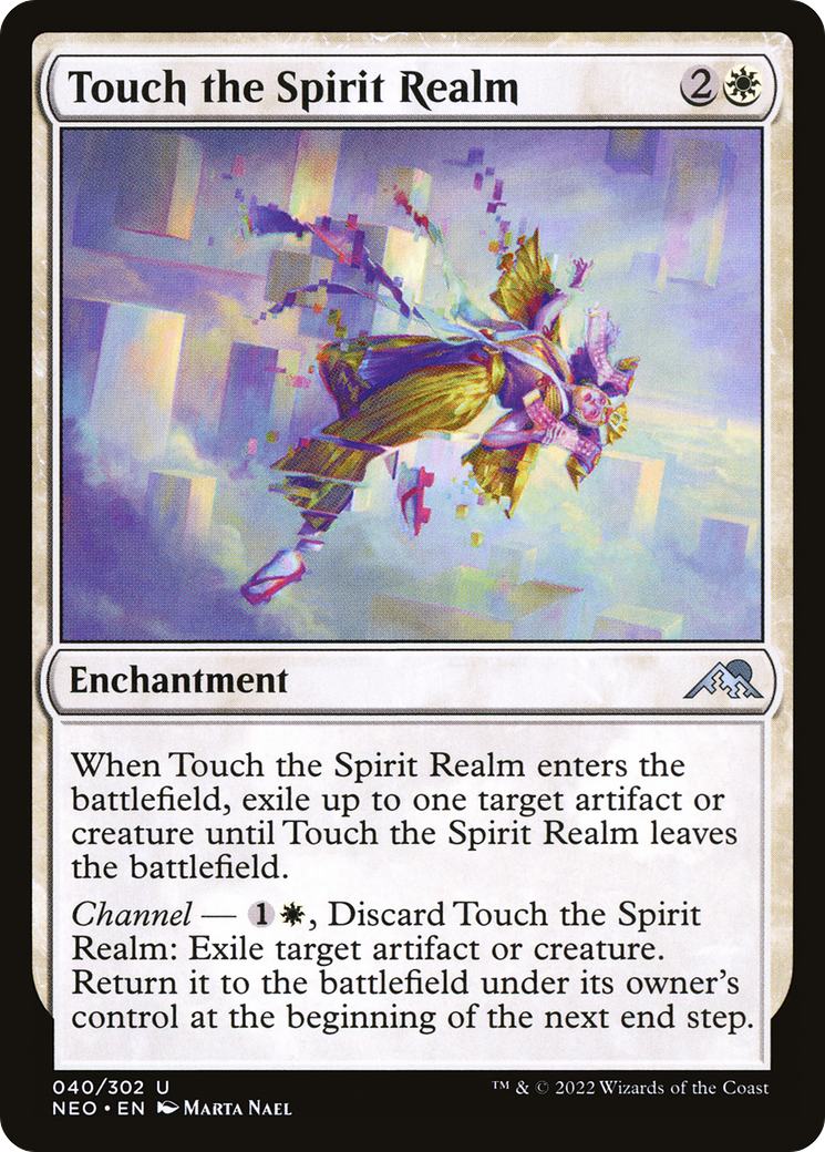 Image of Touch the Spirit Realm (NEO-040) - Kamigawa: Neon Dynasty