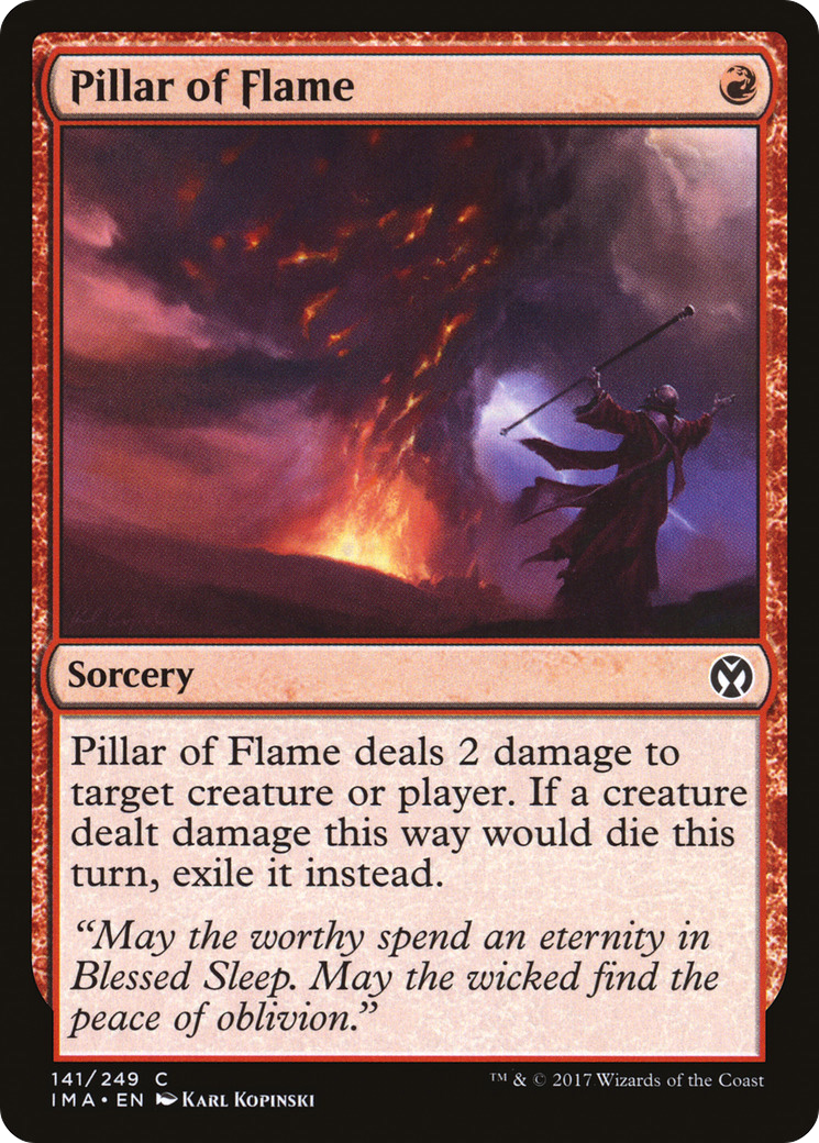 Image of Pillar of Flame (IMA-141) - Iconic Masters