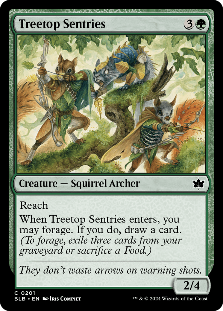 Image of Treetop Sentries (BLB-201) - Bloomburrow